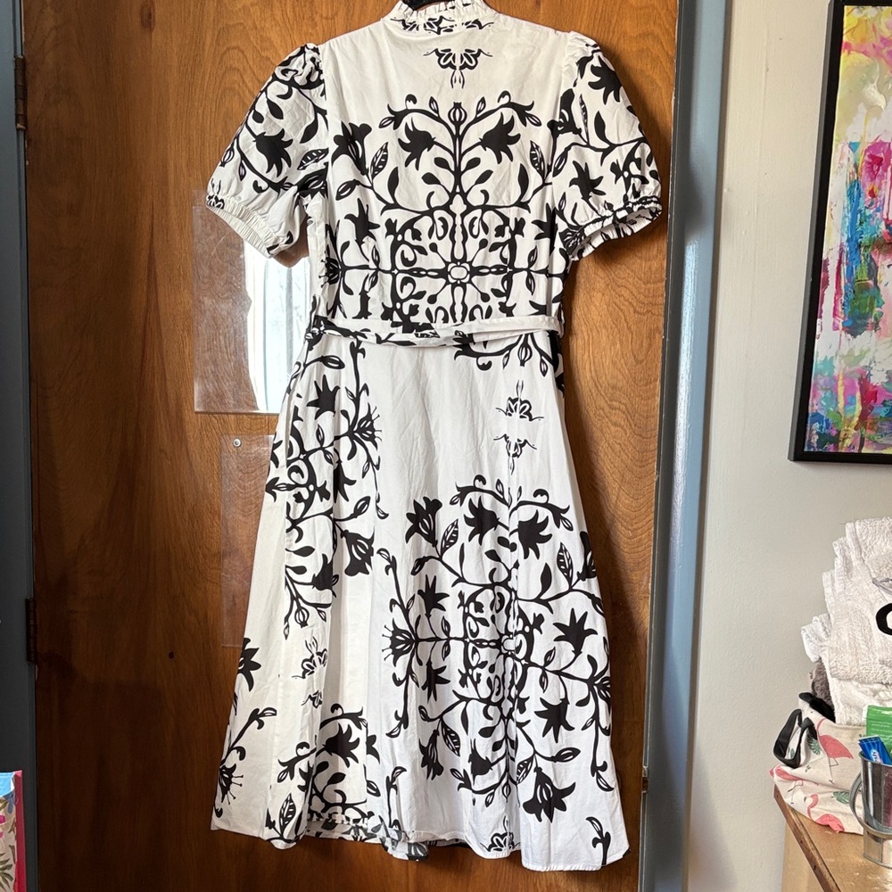 Tahari Floral Button Down Midi Dress - Picture 13 of 13
